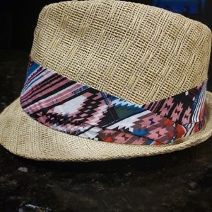 Tribal fedora hat